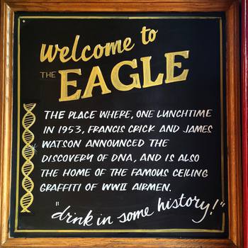 The most famous pub in #cambridge, the #eagle: Damiano the other one 