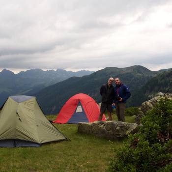 Poco prima del #diluvio 
#tenda #altavia #dolomiti