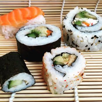 #Sushi #class in #Norwich: some of our pieces  #fun time at @yosushi