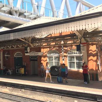 A train change in #Nottingham and I thought that the first and last time I was here was almost 20 years ago, during high school, for a cultural exchange